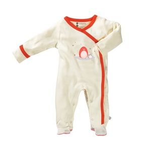 🌟 Baby Soy Footed Pajamas, 6 to 12 months, penguin print